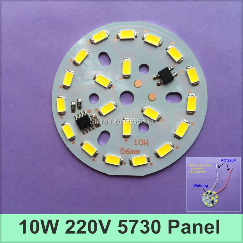100pcs/lot AC 220V 5730 LED PCB 10W 56MM Bulb Lamp Panel Integrated IC Needn't Driver SMD High Voltage Light Plate Power PCB
100pcs/lot AC 220V 5730 LED PCB 10W 56MM Bulb Lamp Panel Integrated IC Needn't Driver SMD High Voltage Light Plate Power PCB