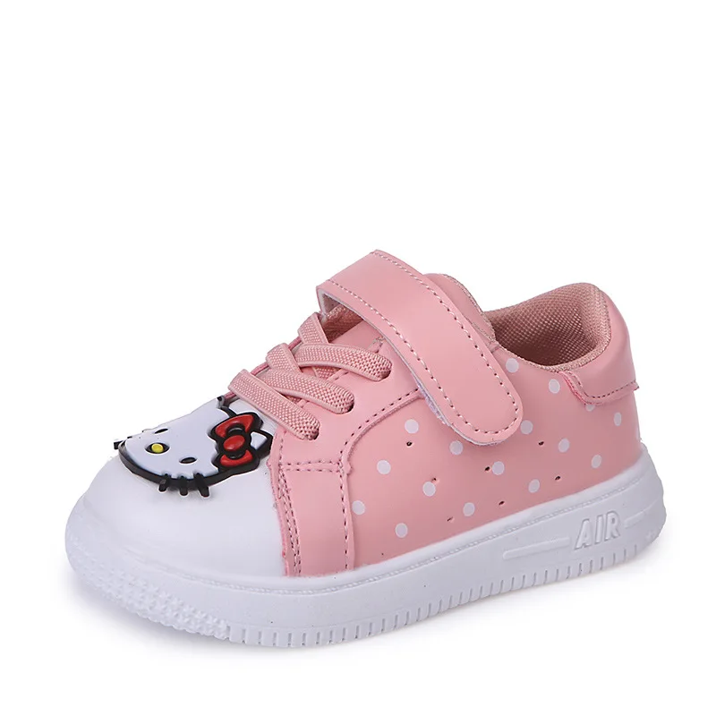 Mumoresip Spring Autumn Kids Shoes Girls Sports Sneakers Children Casual Skate Shoes White Pink Black Hello Kitty With Dots Cute
Mumoresip Spring Autumn Kids Shoes Girls Sports Sneakers Children Casual Skate Shoes White Pink Black Hello Kitty With Dots Cute