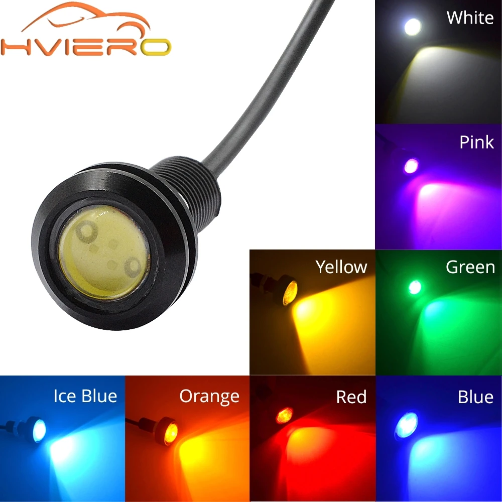 Eagle Eye LED COB 18MM 9W Car Fog Driving Light DRL Reverse Backup Lamp 12V Lot
