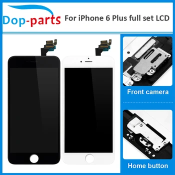 20Pcs AAA+++ Full Set LCD For iPhone 6 plus LCD Display home button+front camera Touch Screen Digitizer Assembly Replacement
20Pcs AAA+++ Full Set LCD For iPhone 6 plus LCD Display home button+front camera Touch Screen Digitizer Assembly Replacement