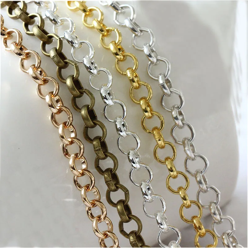 10meter Link-Opened Iron Rolo Cable Chain Loop Link Bracelet dangle charms Necklace Chains Vintaged Round Findings Components
10meter Link-Opened Iron Rolo Cable Chain Loop Link Bracelet dangle charms Necklace Chains Vintaged Round Findings Components