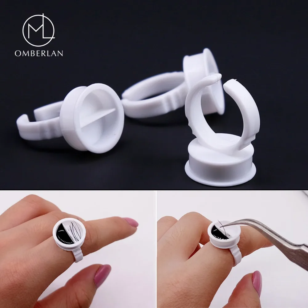 100pcs Glue Ring Disposable Adhesive Pallet Eyelashes Extension Kits False Eye Lashes Tattoo Pigment Holder Makeup Tools LAUKISS
100pcs Glue Ring Disposable Adhesive Pallet Eyelashes Extension Kits False Eye Lashes Tattoo Pigment Holder Makeup Tools LAUKISS