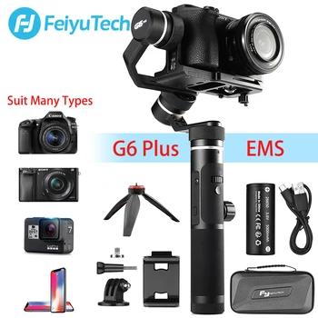 FeiyuTech G6 Plus Stabilizer 3 Axis Handheld Gimbal Gopro Stabilizer Smartphone for Phone /Mirrorless Camera Payload 800g
FeiyuTech G6 Plus Stabilizer 3 Axis Handheld Gimbal Gopro Stabilizer Smartphone for Phone /Mirrorless Camera Payload 800g