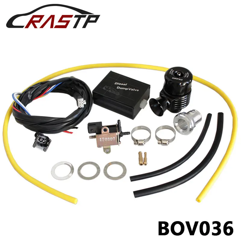 RASTP-Universal Aluminum New Type Electrical Diesel Blow Off Valve /Diesel Dump Valve Kit RS-BOV036
RASTP-Universal Aluminum New Type Electrical Diesel Blow Off Valve /Diesel Dump Valve Kit RS-BOV036