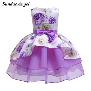 Sundae Angel Flowers Print Purple Bow belt Party Dress Girls Ball Gown Sleeveless Mesh High Waist Girls Princess Tutu Dress
Sundae Angel Flowers Print Purple Bow belt Party Dress Girls Ball Gown Sleeveless Mesh High Waist Girls Princess Tutu Dress