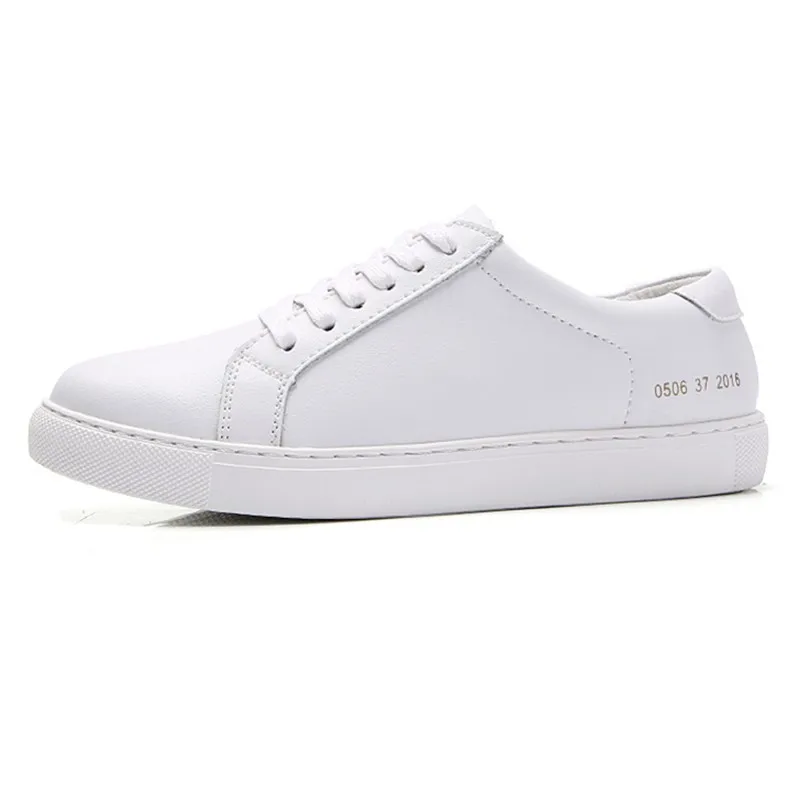 Genuine Leather Women's Flat Shoe Women Soft Breathable Sneakers Black White Lace Up Woman Casual Flats Female Footwear
Genuine Leather Women's Flat Shoe Women Soft Breathable Sneakers Black White Lace Up Woman Casual Flats Female Footwear
