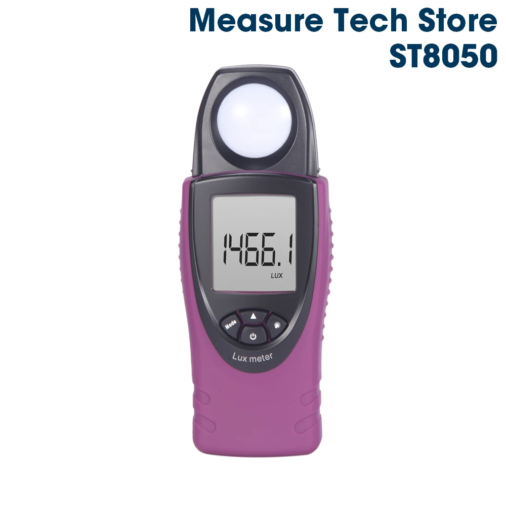 Nicetymeter ST8050 Portable Handheld FC/LUX Display 30000 Lux Pocket Size Photometer Luminometer Digital Lux Meter Light Meter
Nicetymeter ST8050 Portable Handheld FC/LUX Display 30000 Lux Pocket Size Photometer Luminometer Digital Lux Meter Light Meter