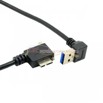 Down Direction Angled 90 Degree USB 3.0 A plug to Micro B Plug Right Angled locking screws Panel Cable
Down Direction Angled 90 Degree USB 3.0 A plug to Micro B Plug Right Angled locking screws Panel Cable