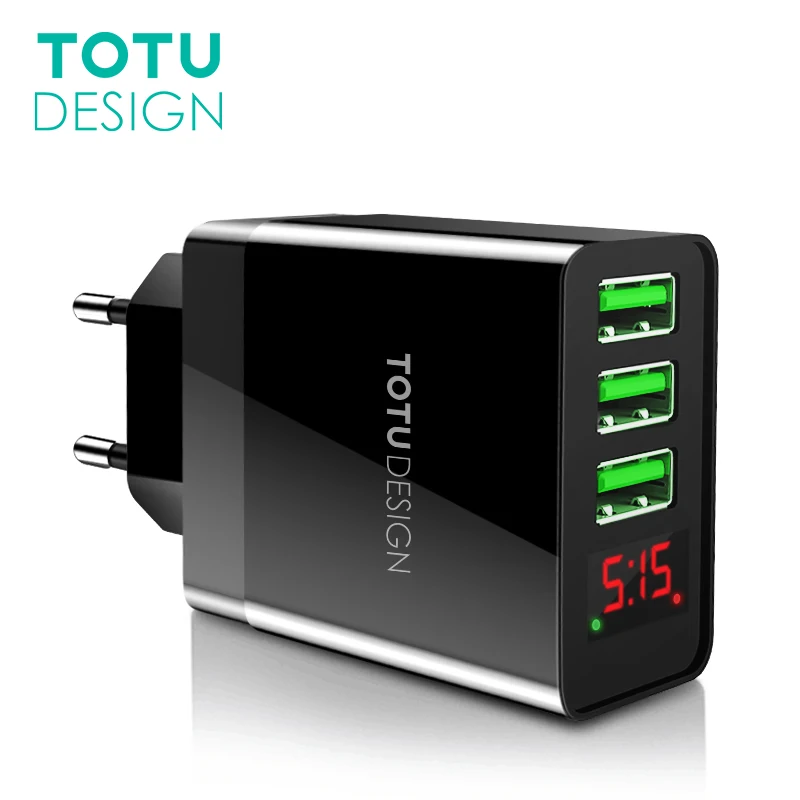 2.4A European regulations / US regulations travel charger display LED 3 USB universal mobile phone charger fast charge charger
2.4A European regulations / US regulations travel charger display LED 3 USB universal mobile phone charger fast charge charger