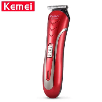 

Kemei KM-1409 Professional Haircut Trimmer Carbon Steel Head Electric Razor Men Beard Rechargeable Shaver Electric Hair Clipper