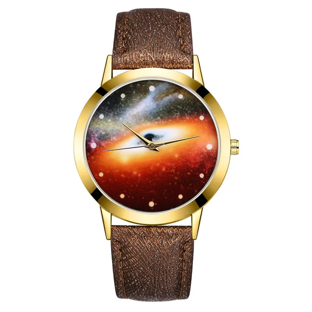Fashion Brown New Simple Watch High Quality Universe Black Hole Quartz Watch dropshipping women watch Female Clock montre femme
Fashion Brown New Simple Watch High Quality Universe Black Hole Quartz Watch dropshipping women watch Female Clock montre femme