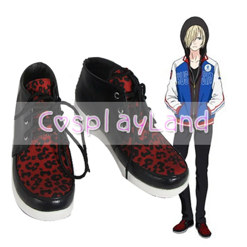 Yuri!!! on Ice Plisetsky Yuri Cosplay Shoes Leopard Print Lace up Sneakers Anime Party Cosplay Boots Custom Made
Yuri!!! on Ice Plisetsky Yuri Cosplay Shoes Leopard Print Lace up Sneakers Anime Party Cosplay Boots Custom Made