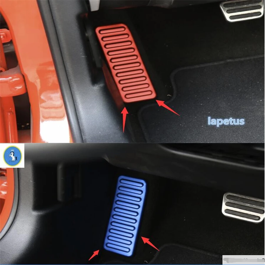 Red Car Door Speaker Audio Ring Cover Trim Fit For Ford Mustang 2015-2017 2018