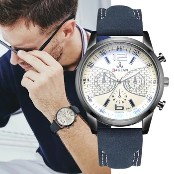 Fashion Men Quartz Watch High Quality Leather Clock Glass Wristwatch Men's watch Wrist Party decoration suit Dress Watch gifts
Fashion Men Quartz Watch High Quality Leather Clock Glass Wristwatch Men's watch Wrist Party decoration suit Dress Watch gifts