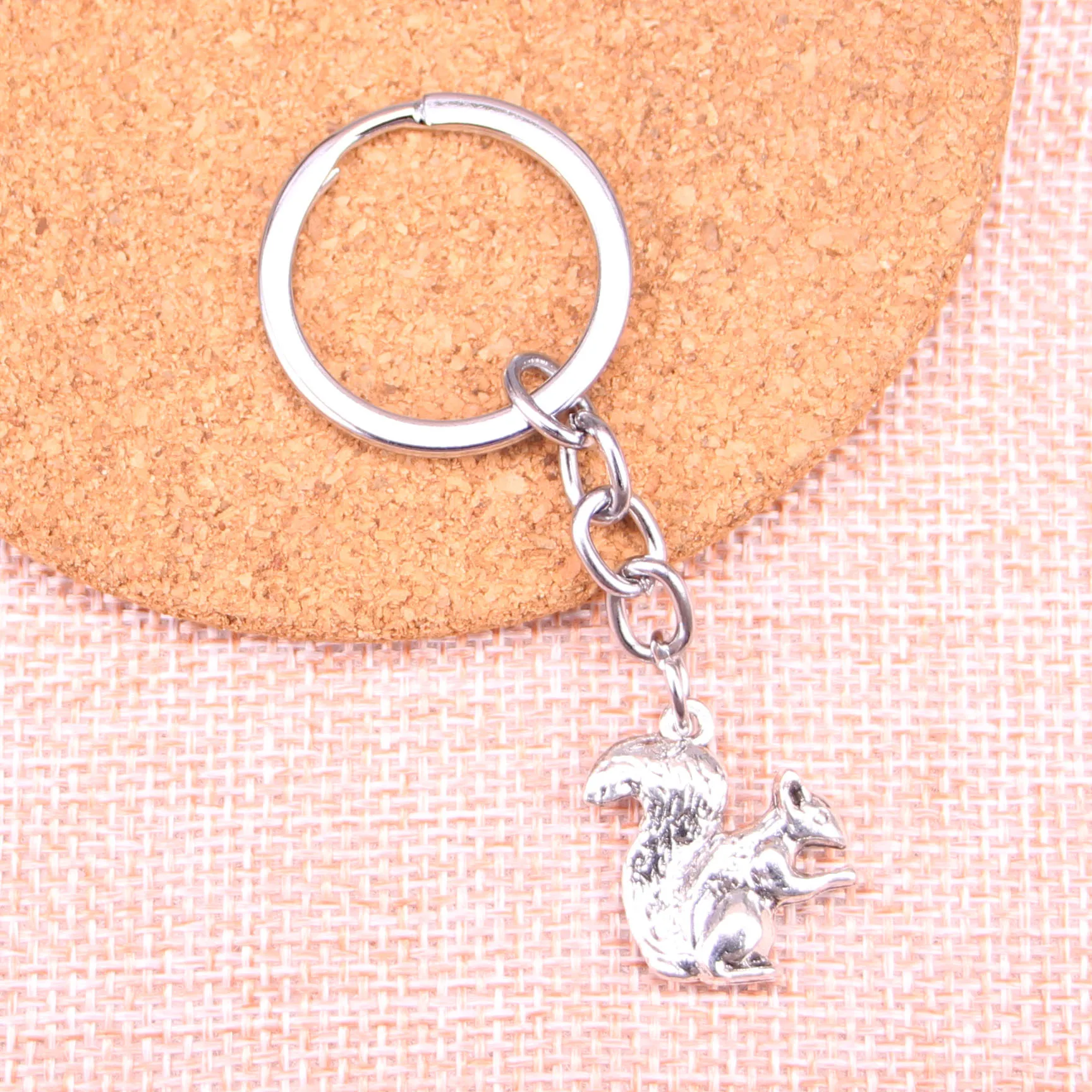 New Arrival double sided squirrel Charm Pendant Keychain Key Ring Chain Accessories Jewelry Making For Gifts
New Arrival double sided squirrel Charm Pendant Keychain Key Ring Chain Accessories Jewelry Making For Gifts