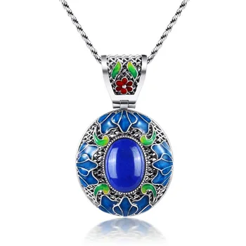 925 sterling silver yellow natural pendant lapis lazuli Enamel Cloisonne Pierced
925 sterling silver yellow natural pendant lapis lazuli Enamel Cloisonne Pierced