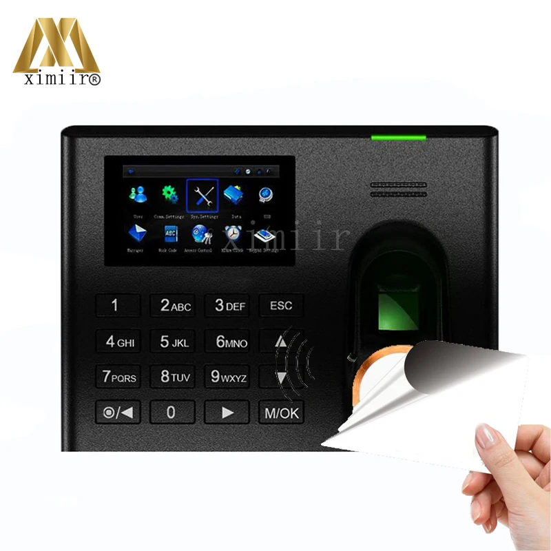 ZK UA100 Fingerprint Time Attendance With MF Card Reader TCP/IP USB Web Server Biometric Fingerprint Time Clock Attendance
ZK UA100 Fingerprint Time Attendance With MF Card Reader TCP/IP USB Web Server Biometric Fingerprint Time Clock Attendance