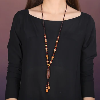 day Beads Pendant Bodhi Sweater chain Long section decoration folk-custom Literature and art necklace Clothes ornaments
day Beads Pendant Bodhi Sweater chain Long section decoration folk-custom Literature and art necklace Clothes ornaments