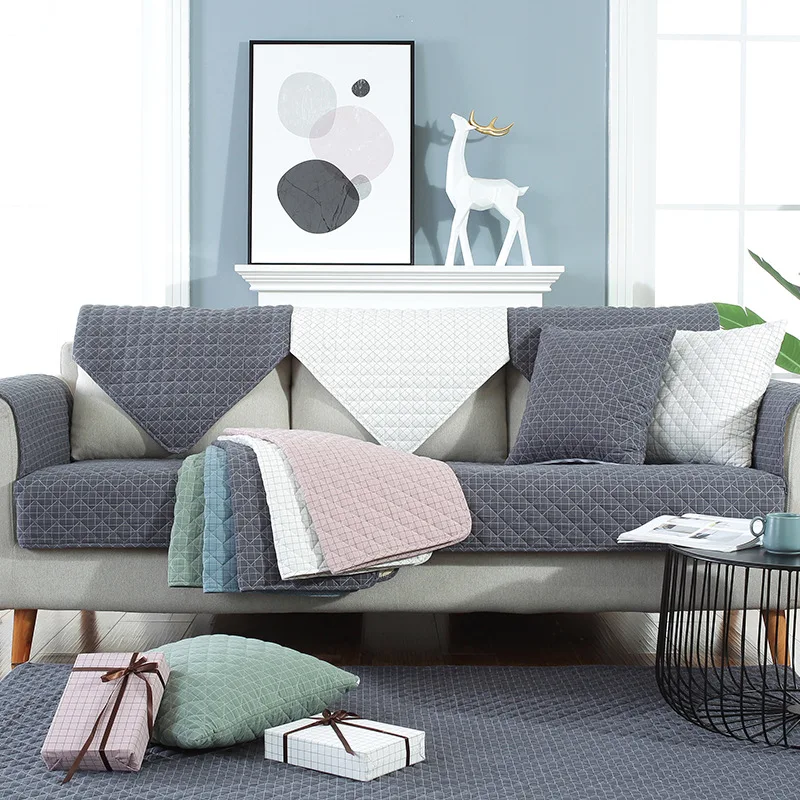 Cotton Sofa Cover Towel Slipcover Nordic Plaid Sofa Non-slip Couch Cover Corner Towel Sofa Mats for Living Room 1Piece
Cotton Sofa Cover Towel Slipcover Nordic Plaid Sofa Non-slip Couch Cover Corner Towel Sofa Mats for Living Room 1Piece