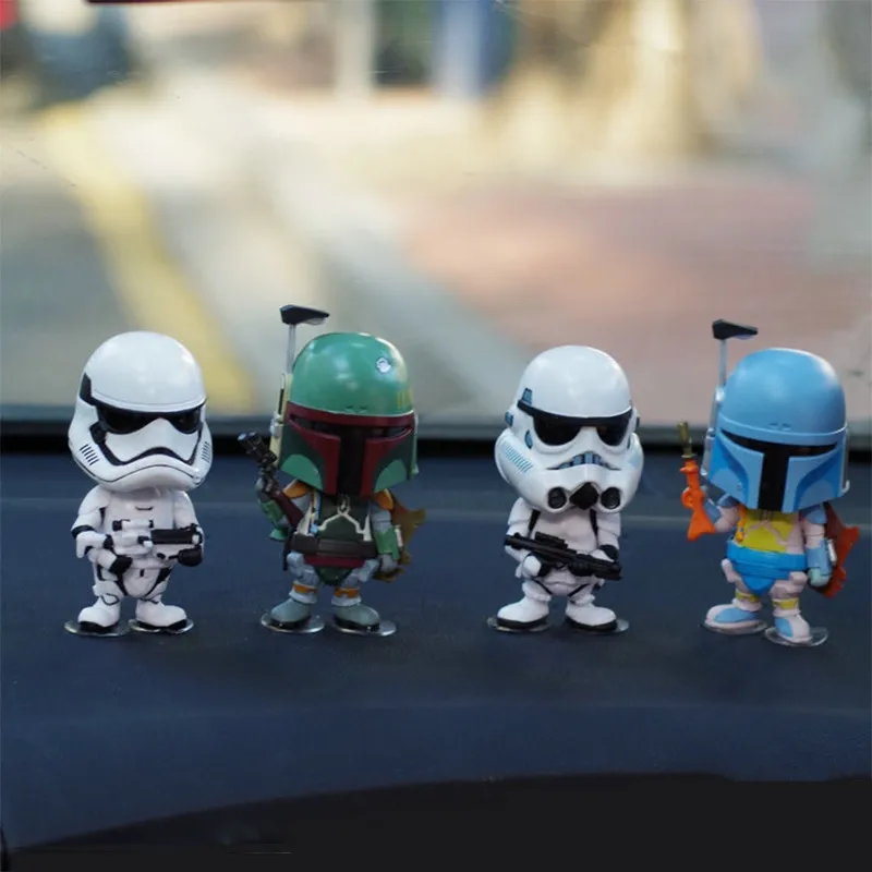 Car Ornament For Star Wars Stormtrooper Action Figure Shaking Head Doll Automobiles Internal Dashboard Decoration Accessories
Car Ornament For Star Wars Stormtrooper Action Figure Shaking Head Doll Automobiles Internal Dashboard Decoration Accessories