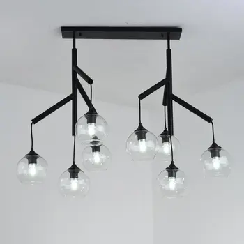 Nordic Design Lamp Modern Chandeliers Lighting Glass Lampshade Living Room Kitchen Decor Home Light Fixtures Black Metal luster
Nordic Design Lamp Modern Chandeliers Lighting Glass Lampshade Living Room Kitchen Decor Home Light Fixtures Black Metal luster