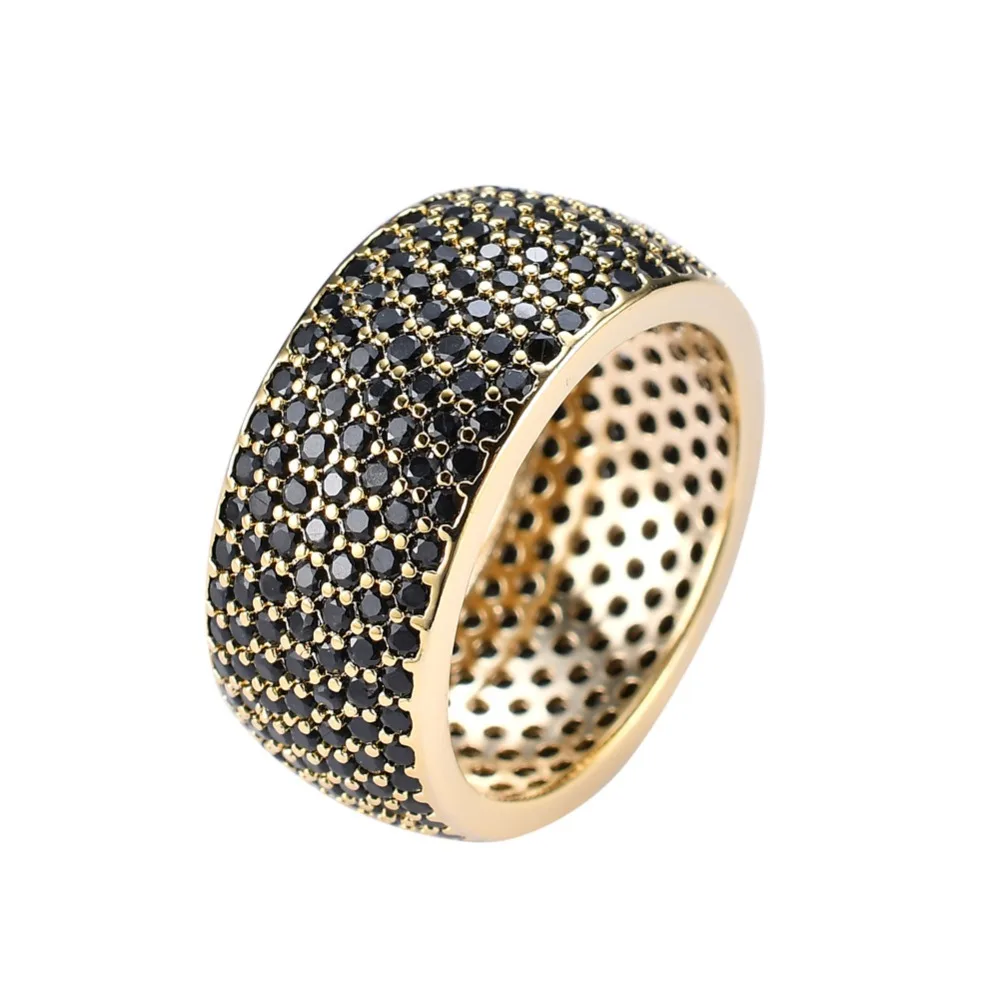 2019 new gold color Men Hip hop iced out bling high quality Rings Pave full Black Zircon fashion Cool Ring Hiphop jewelry gifts
2019 new gold color Men Hip hop iced out bling high quality Rings Pave full Black Zircon fashion Cool Ring Hiphop jewelry gifts