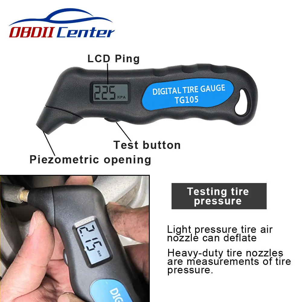 TG105 Digital Car Tire Pressure Gauge Meter Auto Tyre Pressure Monitoring System Manometer Barometers Car Motorcycle Truck Suit
TG105 Digital Car Tire Pressure Gauge Meter Auto Tyre Pressure Monitoring System Manometer Barometers Car Motorcycle Truck Suit