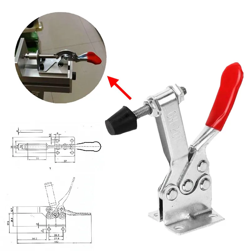 Vertical Horizontal Toggle Clamp Quick Release Toggle Clamp Anti-Slip Holding Quick Push Pull Hand Tools
Vertical Horizontal Toggle Clamp Quick Release Toggle Clamp Anti-Slip Holding Quick Push Pull Hand Tools