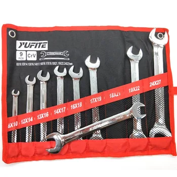 9Pcs 8-27mm Carbon Steel Double Multi-function Open End Wrench Set Universal Spanner Hand Tools Set Screw Driver Repair Tools
9Pcs 8-27mm Carbon Steel Double Multi-function Open End Wrench Set Universal Spanner Hand Tools Set Screw Driver Repair Tools