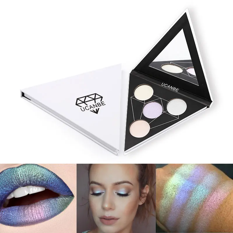 UCANBE Face Duo Chrome Prismatic Highlighter Glow Kit 4 Color Extra Illuminating Powder Palette Makeup Rainbow Shimmer Highlight
UCANBE Face Duo Chrome Prismatic Highlighter Glow Kit 4 Color Extra Illuminating Powder Palette Makeup Rainbow Shimmer Highlight