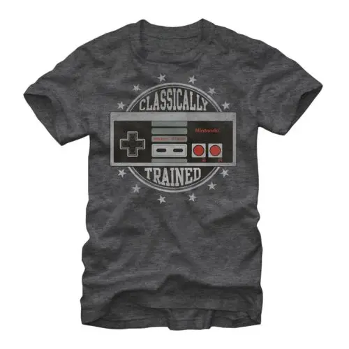 Classically Trained T shirt men Nintendo Classically Trained NES Video Game Controlle Casual tee USA size S-3XL
Classically Trained T shirt men Nintendo Classically Trained NES Video Game Controlle Casual tee USA size S-3XL