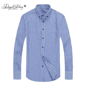 DAVYDAISY 2019 New Arrival Men Shirt Long Sleeve 100% Cotton Plaid Causal Shirt Slim Fit Man Dress Shirts Brand Clothes DS300
DAVYDAISY 2019 New Arrival Men Shirt Long Sleeve 100% Cotton Plaid Causal Shirt Slim Fit Man Dress Shirts Brand Clothes DS300