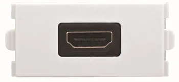 HDMI Female Socket Module 211, Modular Wall Face Plate Outlet, 3D High Speed V1.4 HDMI Wall Plate (F-F)
HDMI Female Socket Module 211, Modular Wall Face Plate Outlet, 3D High Speed V1.4 HDMI Wall Plate (F-F)
