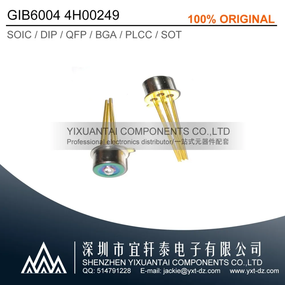 10pcs/lot Free Shipping! 100% New Original GIB6004 4H00249 1.25G InGaAs PIN TIA TO B Type 3.3mm TO-72
10pcs/lot Free Shipping! 100% New Original GIB6004 4H00249 1.25G InGaAs PIN TIA TO B Type 3.3mm TO-72