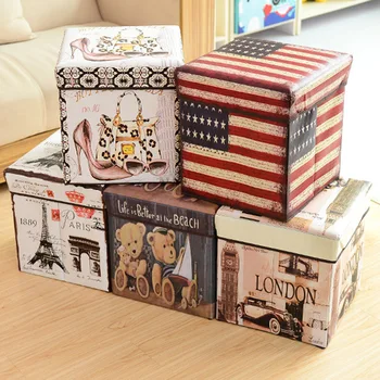 Hot Multi-function Non-woven Square Retro Folding Storage Stool Storage Boxes Organizer Kids Book Sundries Home Decoration
Hot Multi-function Non-woven Square Retro Folding Storage Stool Storage Boxes Organizer Kids Book Sundries Home Decoration