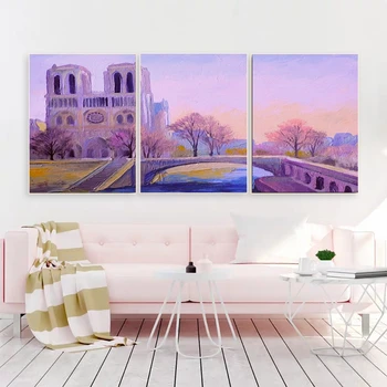 Laeacco Canvas Calligraphy Painting 3 Panel Dreamy Building Wall Art Posters and Prints Nordic Home Girl Bedroom Decor
Laeacco Canvas Calligraphy Painting 3 Panel Dreamy Building Wall Art Posters and Prints Nordic Home Girl Bedroom Decor