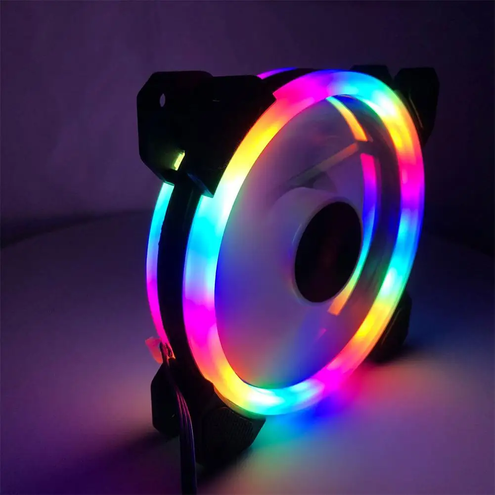 EastVita 12cm White Light Double-circle LED Fan DC Neon Mute PC CPU Computer Case Cooler r20
EastVita 12cm White Light Double-circle LED Fan DC Neon Mute PC CPU Computer Case Cooler r20