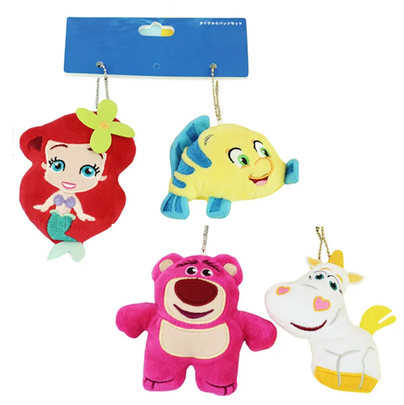 Little Mermaid Flounder Fish Buttercup Unicorn Woody Lotso Bear Plush Toy Stuffed Animal Cute Small Keychains Pendant
Little Mermaid Flounder Fish Buttercup Unicorn Woody Lotso Bear Plush Toy Stuffed Animal Cute Small Keychains Pendant