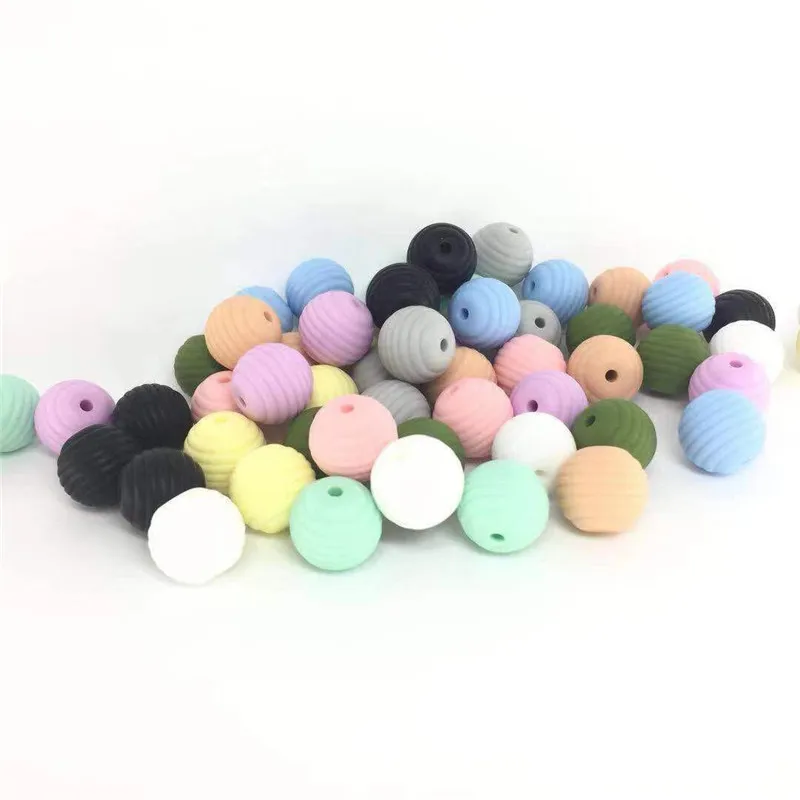 20 PCS Baby Pendant Food Grade Perles Silicone Spiral Beads Teething Accessories Baby Products Gift Chewable Spiral Round Beads
20 PCS Baby Pendant Food Grade Perles Silicone Spiral Beads Teething Accessories Baby Products Gift Chewable Spiral Round Beads
