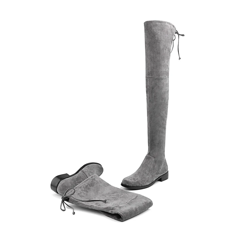Roni Bouker Women Over Knee Boots Woman Thigh High Boot Slim Soft Suede Fashion Shoes Lady Autumn Footwear Black Brown Grey
Roni Bouker Women Over Knee Boots Woman Thigh High Boot Slim Soft Suede Fashion Shoes Lady Autumn Footwear Black Brown Grey