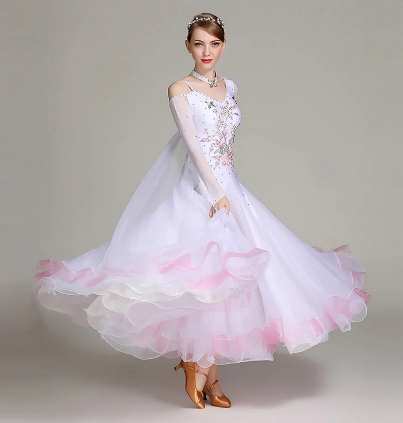 Standard Ballroom Dresses Women 2019 High Quality Tango Waltz Dancing Skirt Adult Ballroom Competition Dance Dress
Standard Ballroom Dresses Women 2019 High Quality Tango Waltz Dancing Skirt Adult Ballroom Competition Dance Dress