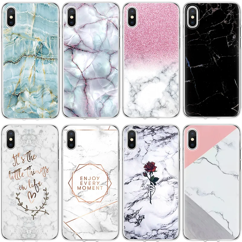 TPU Silicon Marble Cover For iPhone 6 6S 7 8 Plus Coque for Apple iPhone 10 X 4 4S 5 5S SE 5C XS Max XR 7Plus Phone Case Luxury
TPU Silicon Marble Cover For iPhone 6 6S 7 8 Plus Coque for Apple iPhone 10 X 4 4S 5 5S SE 5C XS Max XR 7Plus Phone Case Luxury