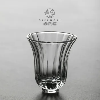 High temperature resistant glass tea cup handmade small household Japanese ribbed mouth personal teacup single cup
High temperature resistant glass tea cup handmade small household Japanese ribbed mouth personal teacup single cup