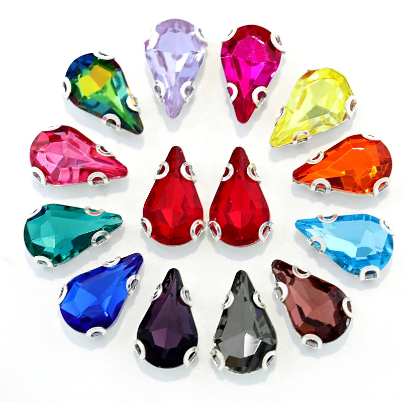 20pcs Small Sizes Teardrop Colorful Glass Sew On Rhinestones With D Claw Flatbck Red Droplet Sewing Rhinestone For Garment B1056
20pcs Small Sizes Teardrop Colorful Glass Sew On Rhinestones With D Claw Flatbck Red Droplet Sewing Rhinestone For Garment B1056