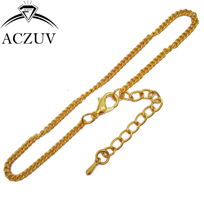 100pcs 3mm 20cm to 80cm Gold Plated Encryption Curb Chains Necklace Bracelet Watch Chain for Pendant Jewelry Making FCC010
100pcs 3mm 20cm to 80cm Gold Plated Encryption Curb Chains Necklace Bracelet Watch Chain for Pendant Jewelry Making FCC010
