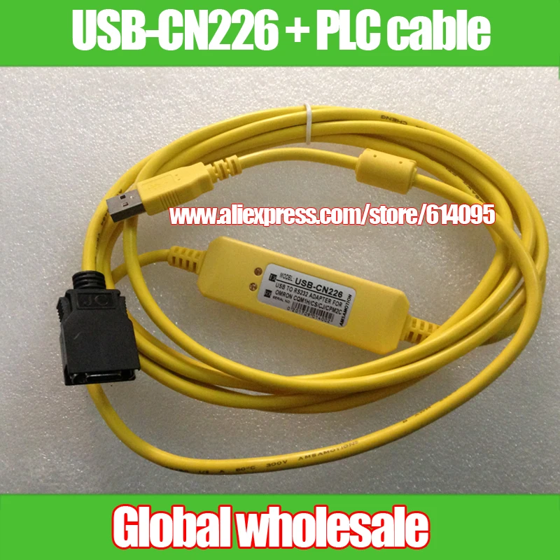 1pcs USB-CN226 + PLC programming cable for Omron CS CJ CQM1H CPM2C / can not be used in CJ2M
1pcs USB-CN226 + PLC programming cable for Omron CS CJ CQM1H CPM2C / can not be used in CJ2M