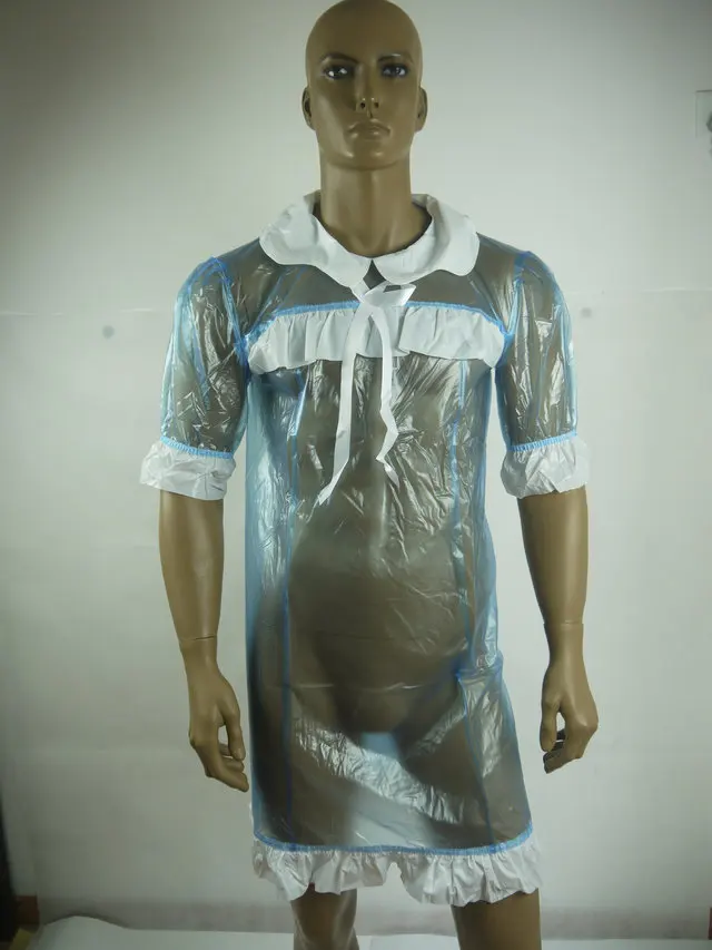 ABDL This Popular Pvc Sissy Costume Now Available In Men's Sizes Color Transparent P017-6
ABDL This Popular Pvc Sissy Costume Now Available In Men's Sizes Color Transparent P017-6