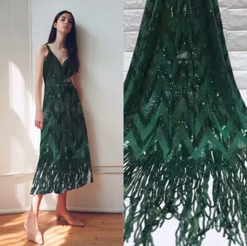 Green Silver African 3D Sequins Lace Fabric 2019 High Quality Lace French Sequence Tulle Lace Nigerian Lace Fabrics For Wedding
Green Silver African 3D Sequins Lace Fabric 2019 High Quality Lace French Sequence Tulle Lace Nigerian Lace Fabrics For Wedding