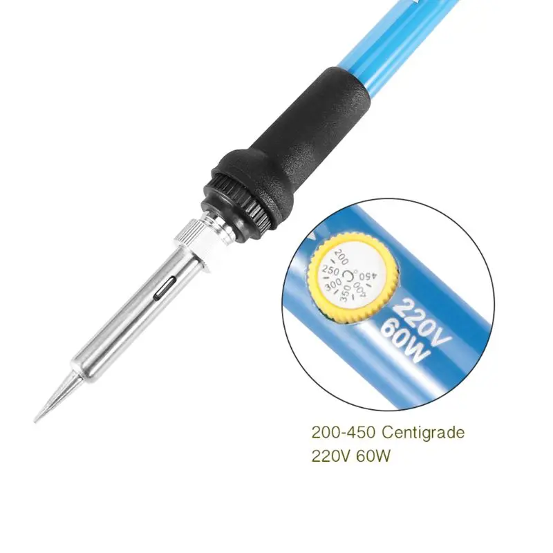 110V/220V 60W Adjustable Temperature Electric Welding Soldering Iron Gun Tool NEW
110V/220V 60W Adjustable Temperature Electric Welding Soldering Iron Gun Tool NEW