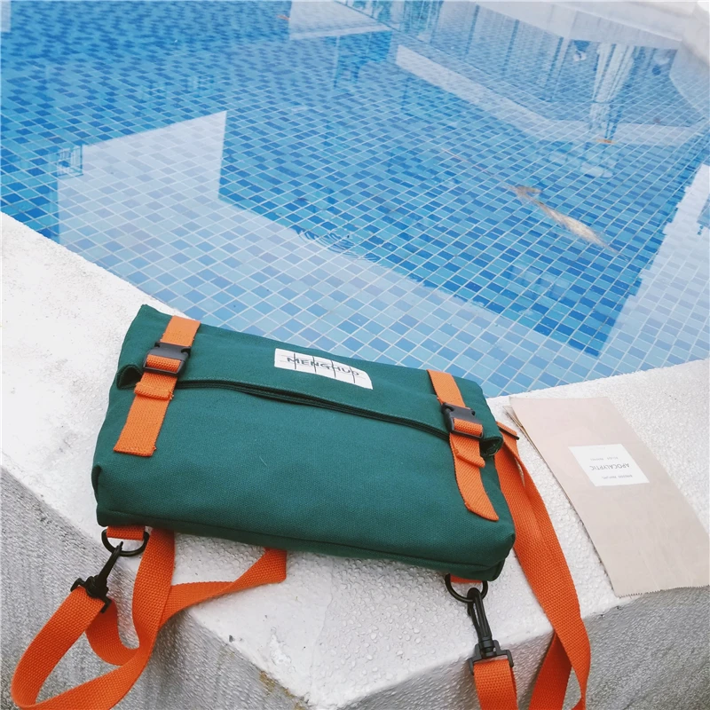 Menghuo Top Quality Women Canvas Backpack Bookbag Female Dual Purpose Shoulder Bag Daily Travel Backpacks Crossbody Bags Mochila (3)